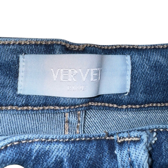 Vervet Harper Trouser Flare Jeans Size 28 High rise stretch - Picture 8 of 9